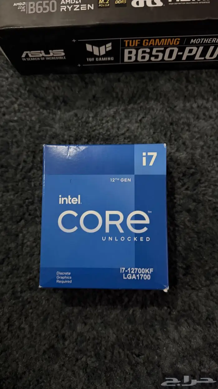 معالج جديد بكرتونه مانفكi7 12700KF 0