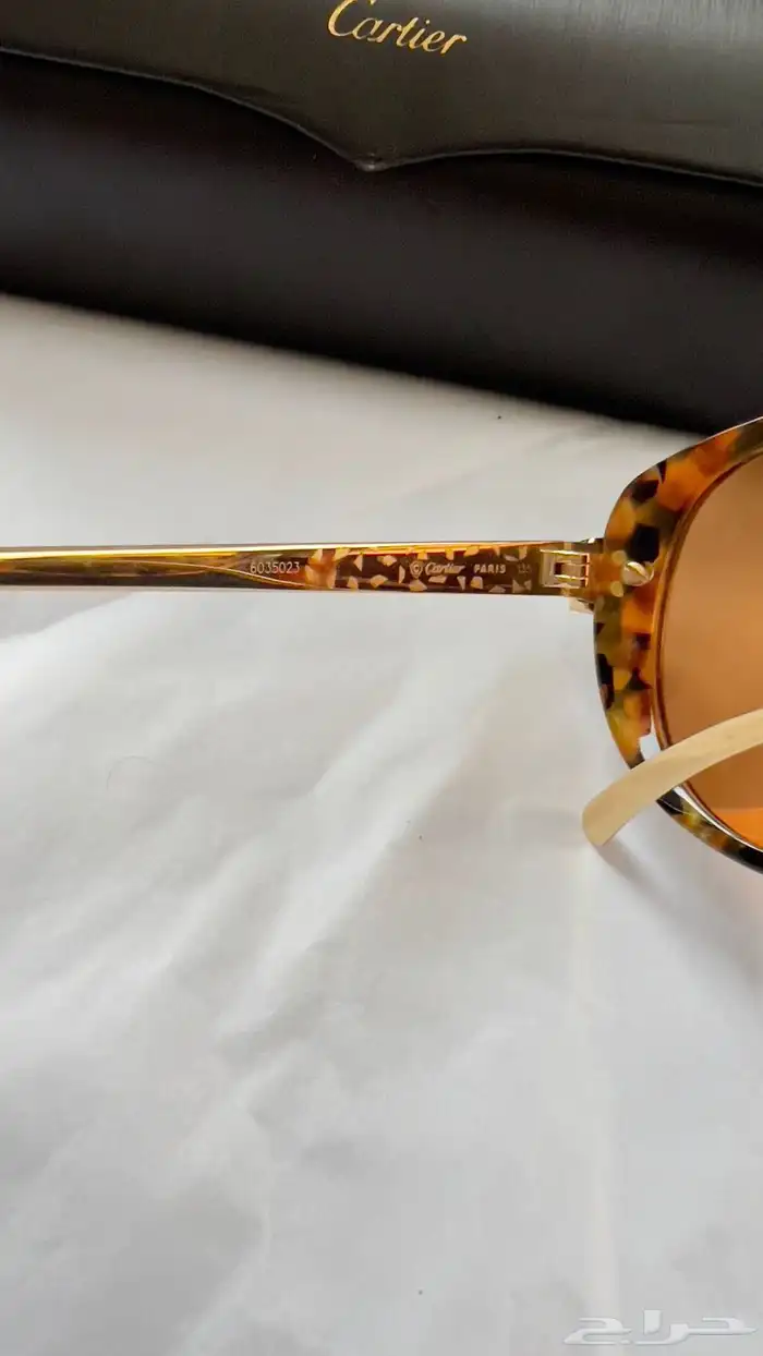نظارة البانثر من كارتييه اصلية وشبه جديدة مع مرفقات 4