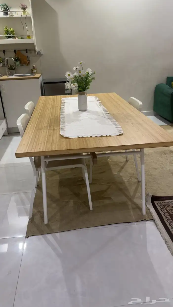 طوله ايكا تكفي عائله فيها 6 كراسي 2