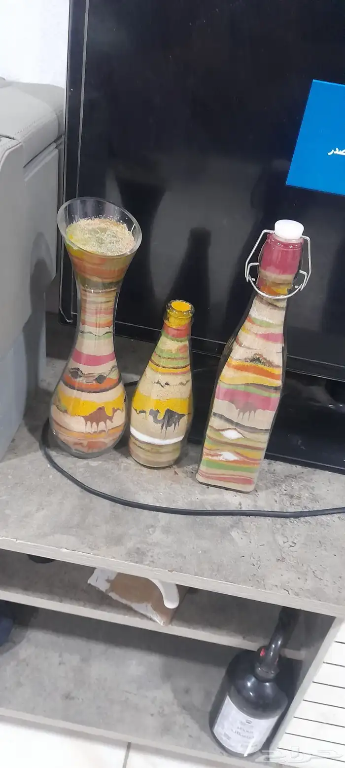 هاند ميد رسم في زجاجه بالرمل 3