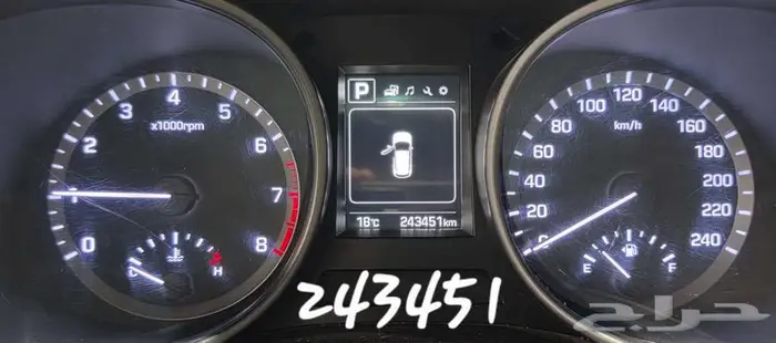 هيونداي سنتافي استاندر v6 سعودي 2016 10