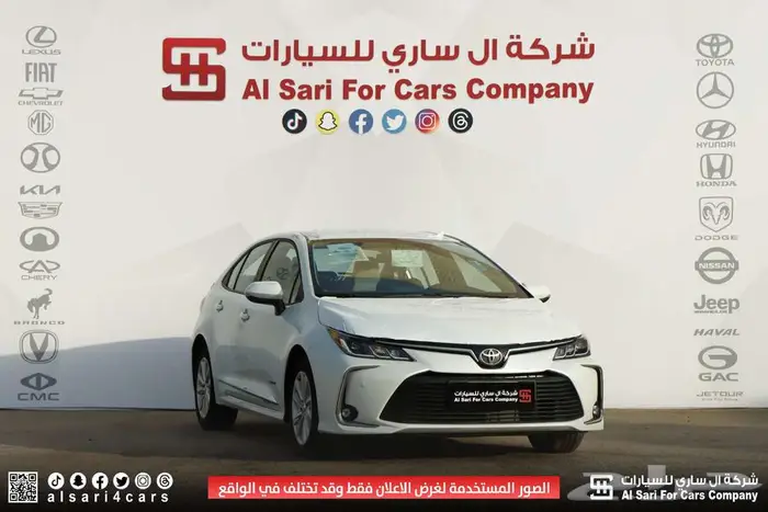 تويوتا كورولا XLI جنوط محرك 1.5 2025 اقساط بنوك وشركات 4