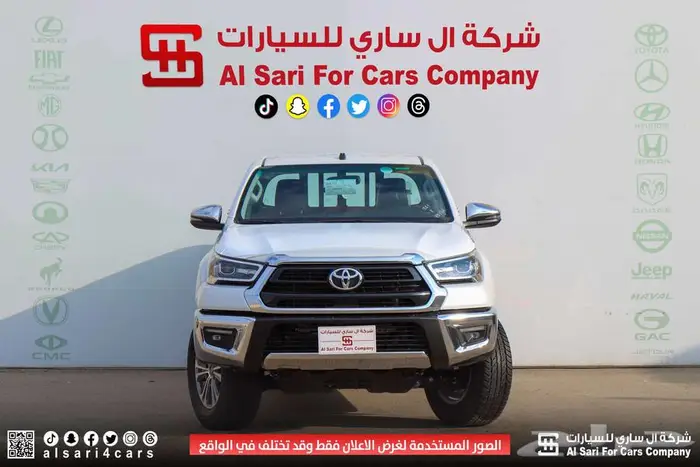 تويوتا هايلوكس S GLX غمارتين بنزين 2025 اقساط بنوك وشركات 17