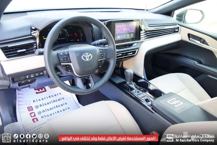 تويوتا كامري E PLUS هايبرد 2025 اقساط بنوك وشركات 20