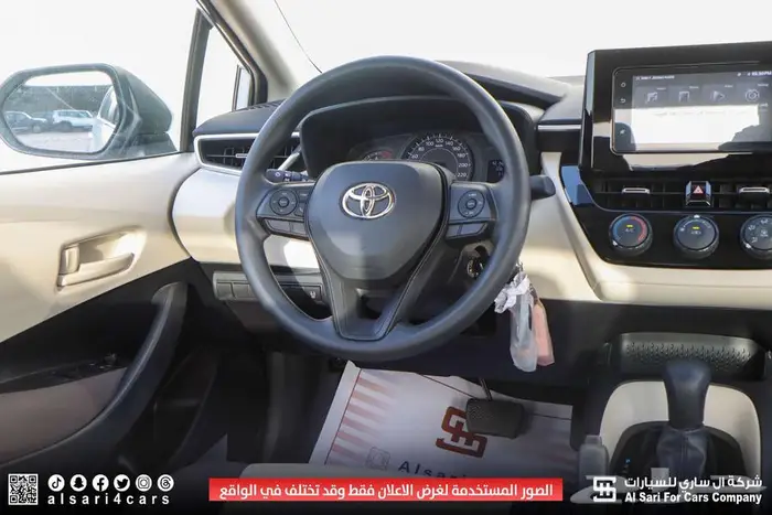 تويوتا كورلا XLI جنوط محرك 1.5 2025 اقساط بنوك وشركات 19