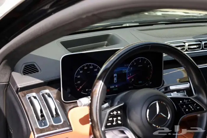 مرسيدس S580 موديل 2021 ممشى 120 لف كم 8