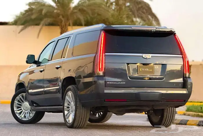 كاديلاك اسكاليد بلاتينيوم 2019 رمادي سعودي 3