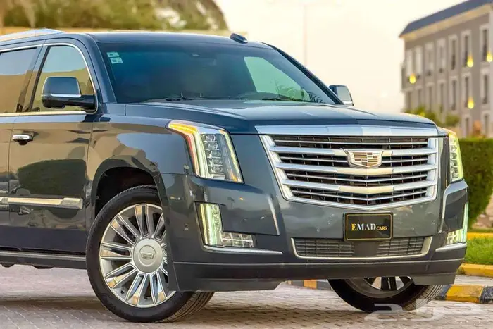 كاديلاك اسكاليد بلاتينيوم 2019 رمادي سعودي 1