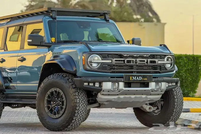 فورد برونكو رابتر V6 2022 ازرق سعودي 1