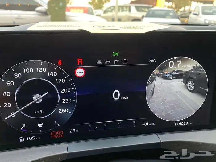 كيا k8 مستورد بنزين موديل 2022 بروجيكتور 4 كاميرات 15