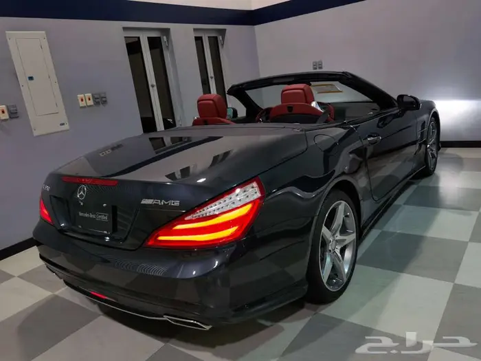 Mercedes SL 550 كشف لون مميز من النوادر عالشرط كالجديد 2