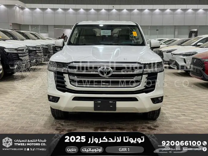 تويوتا لاندكروزر جكسار رقم 1 أبيض بنزين 2025 اقل سعر 0