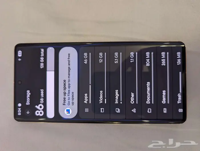 جوجل بيكسل 7 pro ذاكره 128 اخضر 2