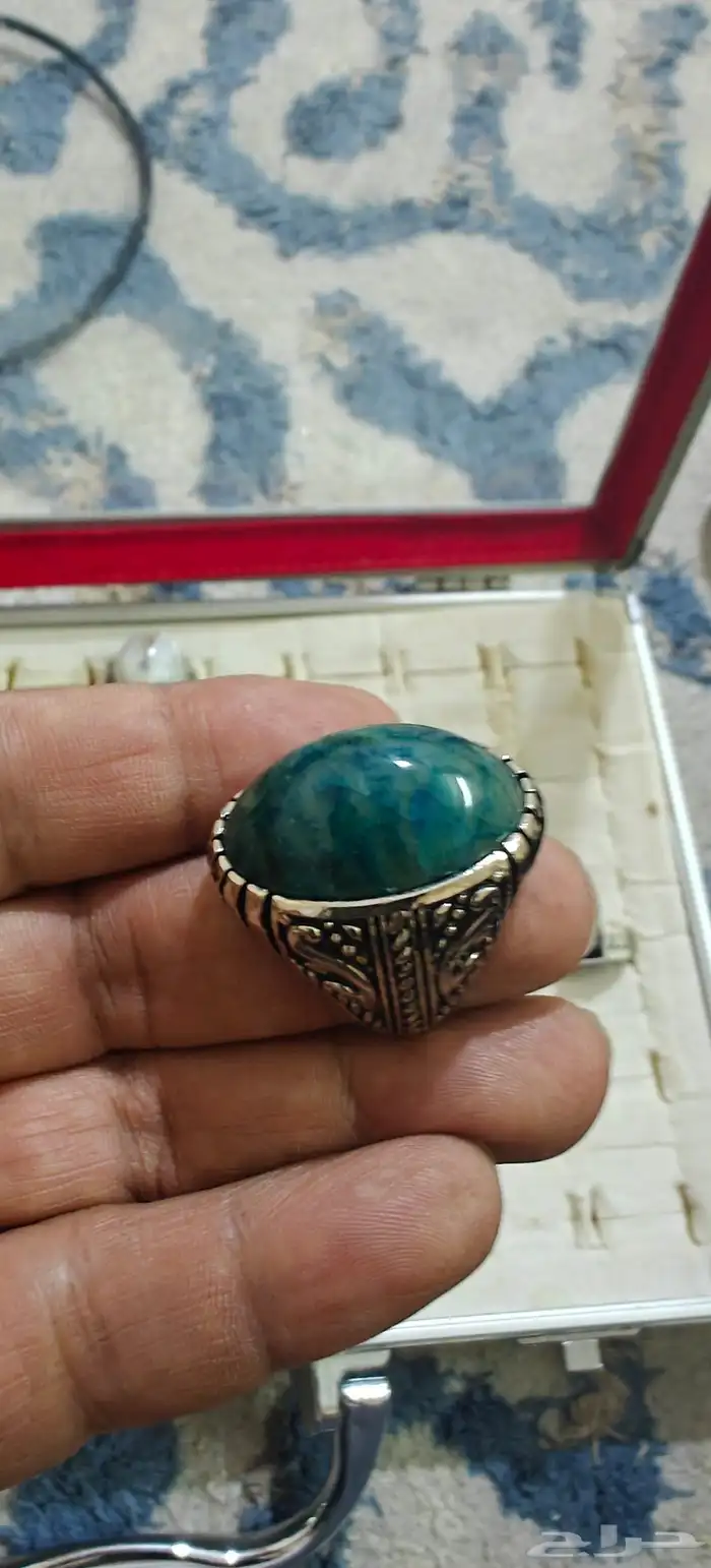 خواتم منوعه عقيق اندنوسي واحجار صياغه فضه اندنوسيه وتايلنديه 29