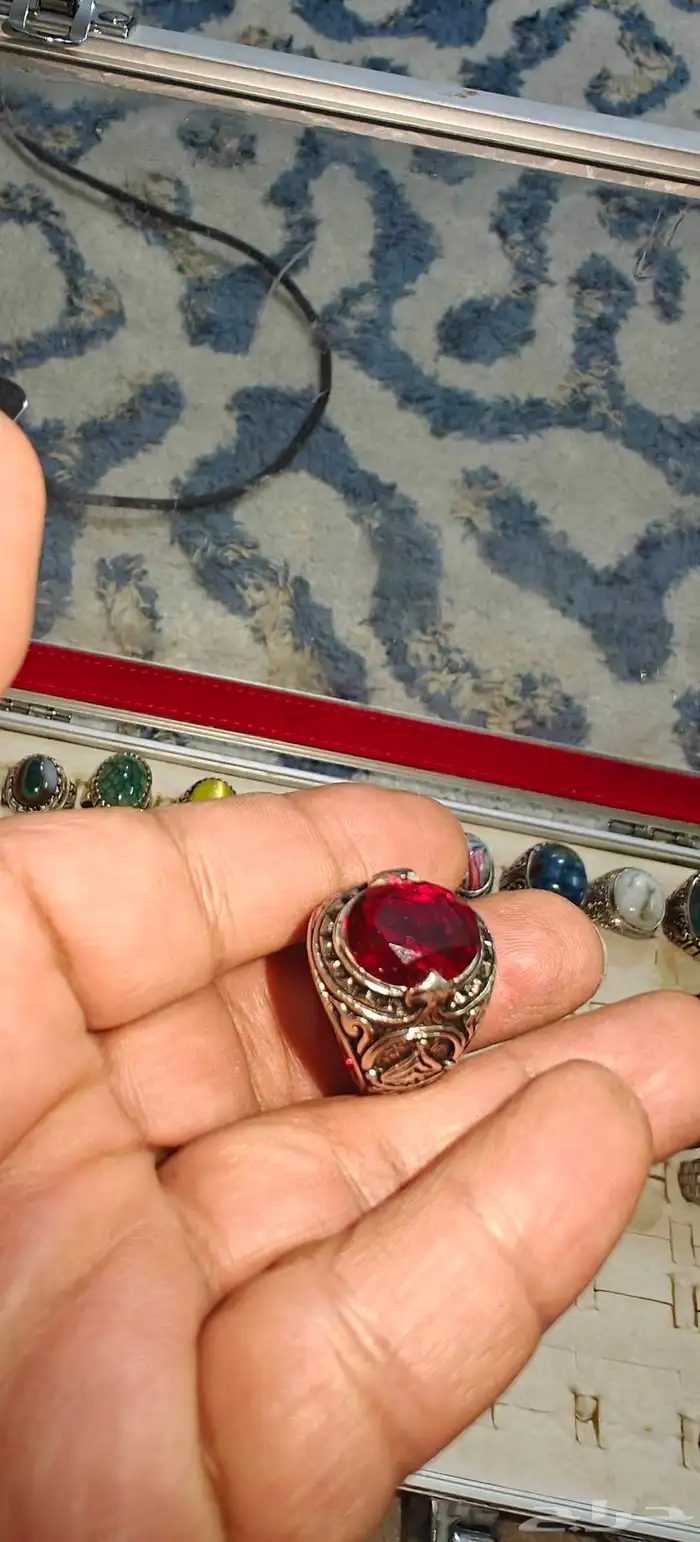 خواتم منوعه عقيق اندنوسي واحجار صياغه فضه اندنوسيه وتايلنديه 7