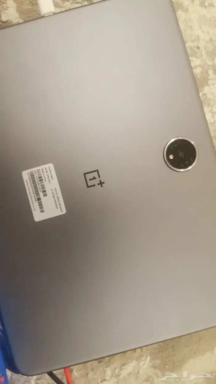 للبيع ون بلس تابلت باد 256 قيقه 12 رام. معاه كرتون وراس شاح 0