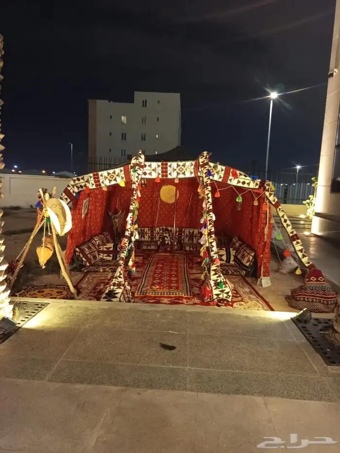 تاجير خيم بيت شعر تاجير خيم اوروبي تاجير جلسات شعبيه 9