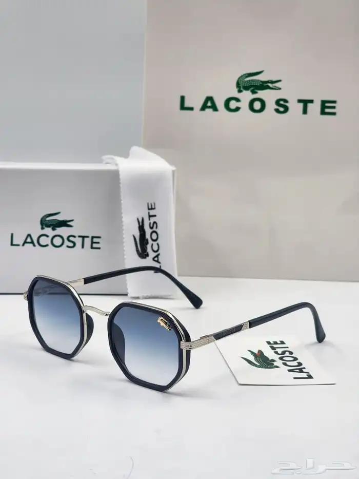 نظارات لاكوست مع جميع الملحقات 85ريال 4