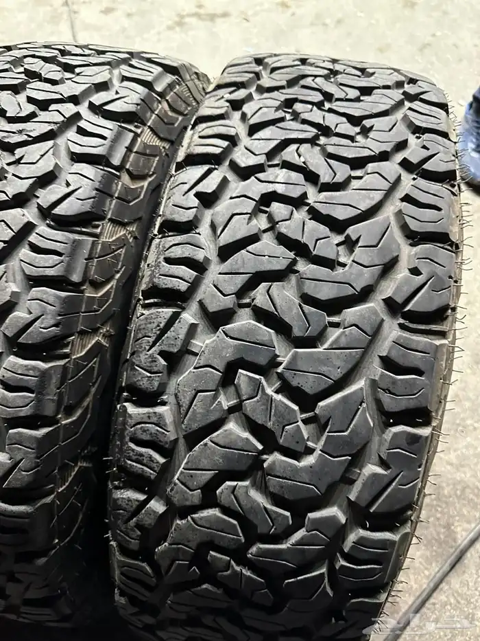 جنوط برايد 5 مسمار مع كفرات نص حجري مقاس 17 جيب 4