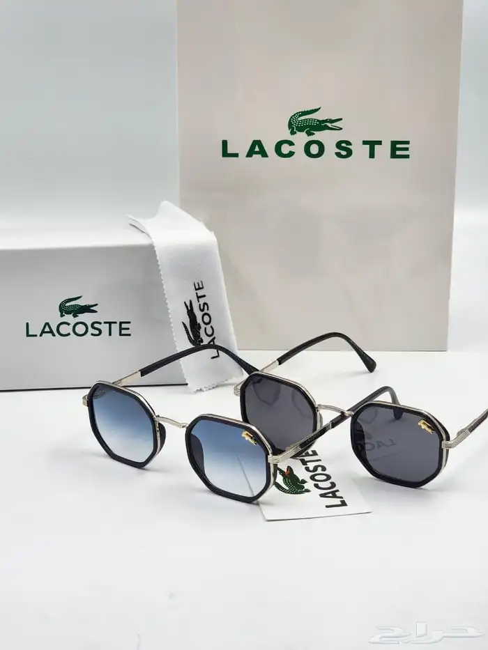 نظارات لاكوست مع جميع الملحقات 85ريال 3
