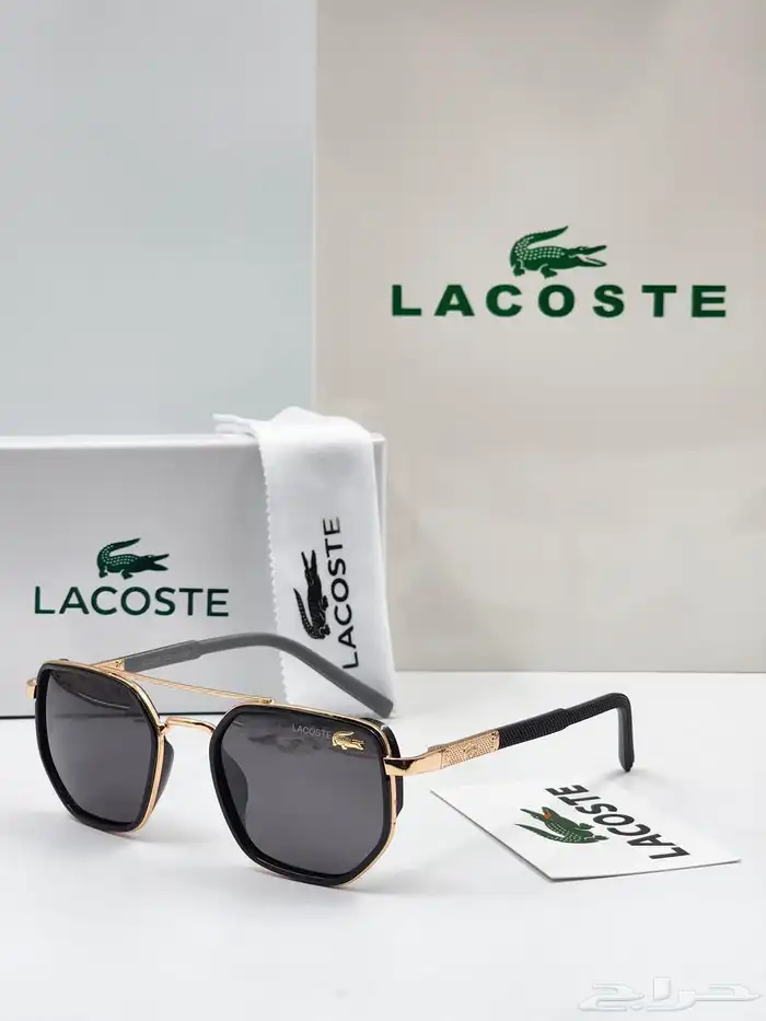 نظارات لاكوست مع جميع الملحقات 85ريال 6