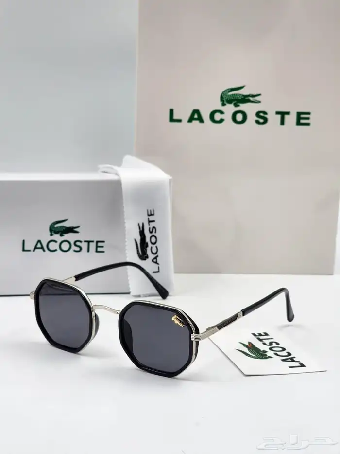 نظارات لاكوست مع جميع الملحقات 85ريال 13