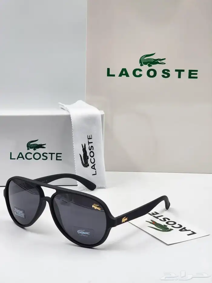 نظارات لاكوست مع جميع الملحقات 85ريال 9