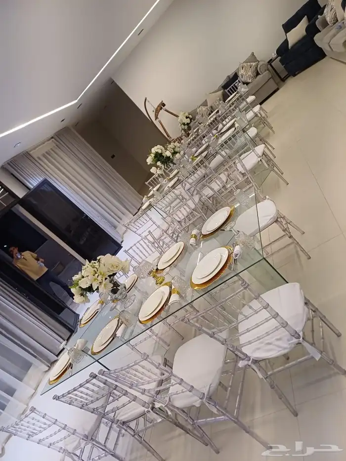 محل حفلات تأجير كراسي طاولات الرياض 6