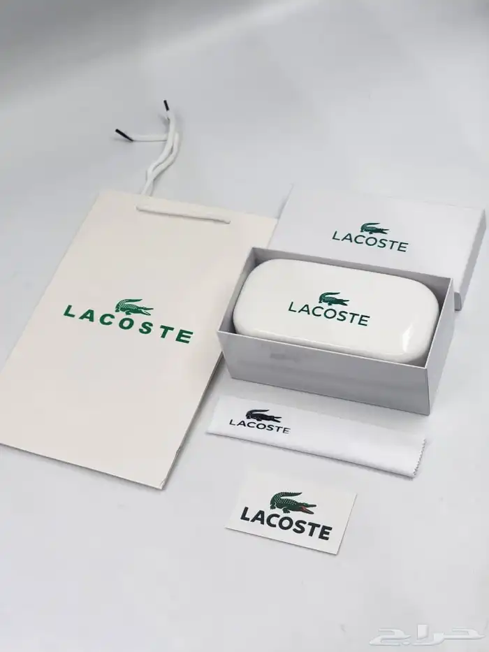 نظارات لاكوست مع جميع الملحقات 85ريال 8