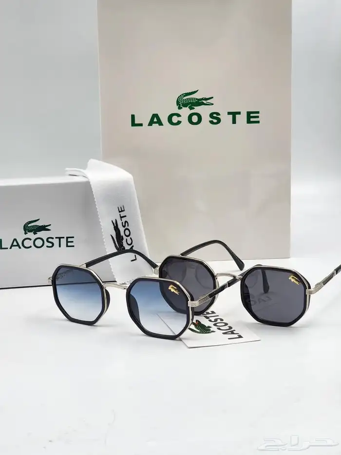 نظارات لاكوست مع جميع الملحقات 85ريال 5