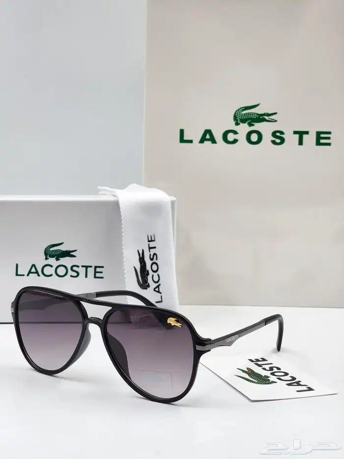 نظارات لاكوست مع جميع الملحقات 85ريال 2