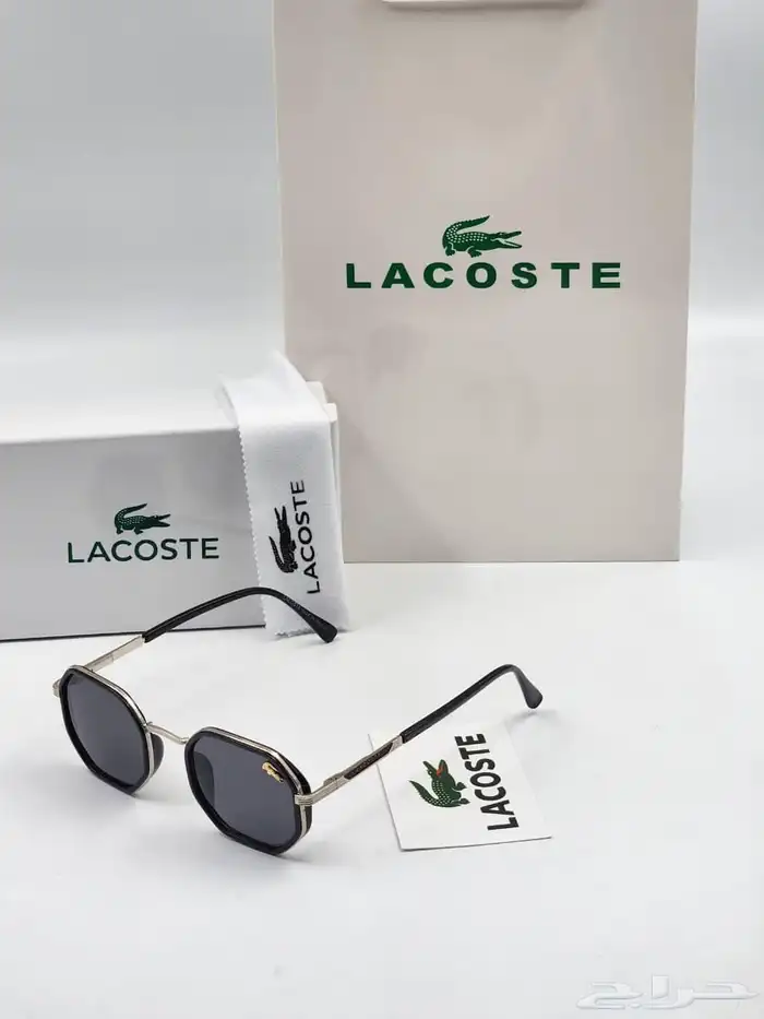 نظارات لاكوست مع جميع الملحقات 85ريال 7