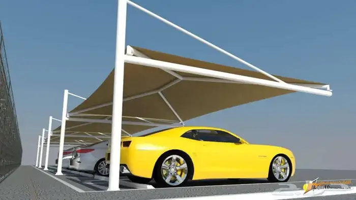 مظله سيارات مقوس جده 5