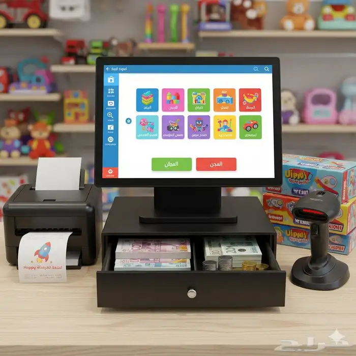 جهاز كاشير لمحل العاب اطفال 0