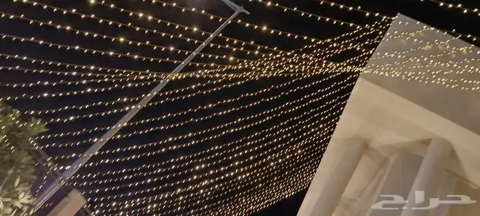 عقود اضاءة زينه ليد شبكه كويتي زينه لمبات اضاءه 4
