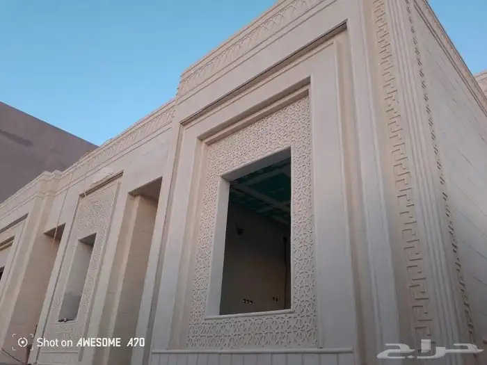 لياسه ملونه بديل الحجر ديكورات خارجيه لياسة ملونة واجهات 14