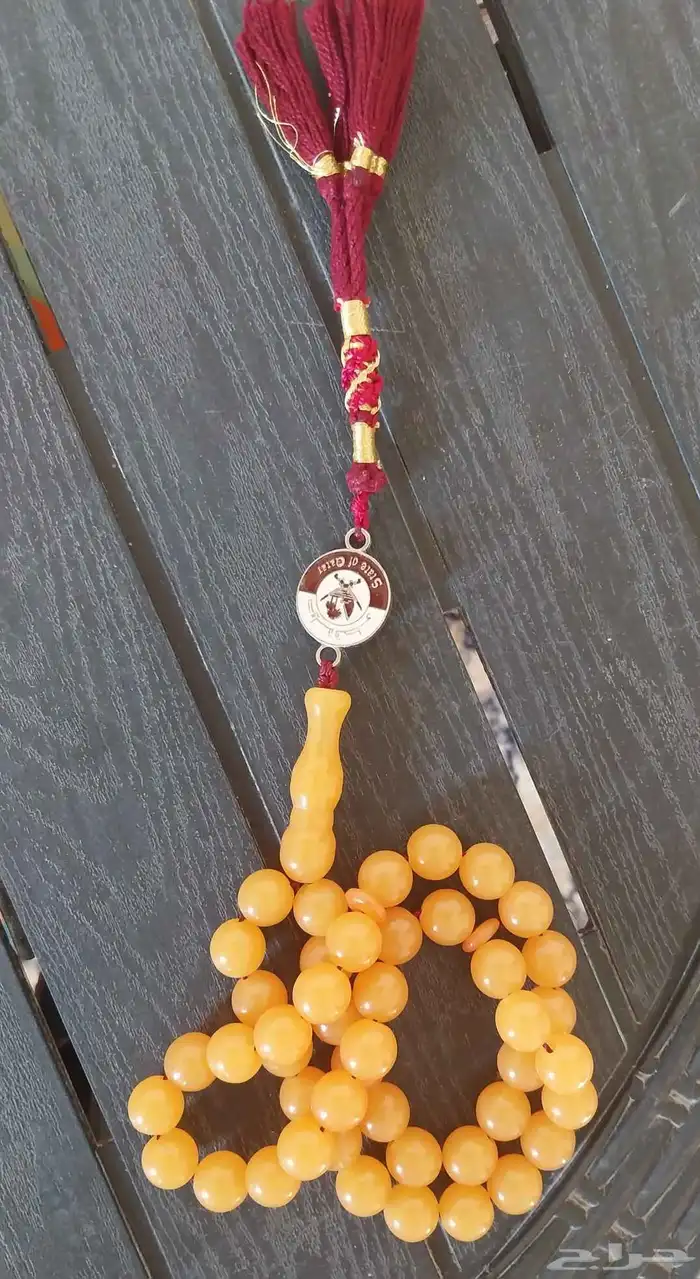 مسبحة حمر الزند ق الكريمة(تقدر تكاسر) 0