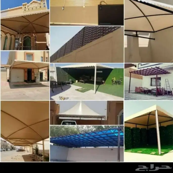 حداد مظلات سواتر وسندويش بنل 3