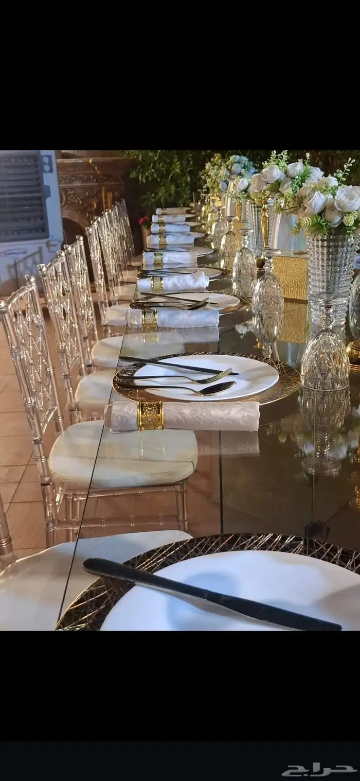 للحفلات والمناسبات قهوجينن وصبابين كراسي بنوعها اطولات 8