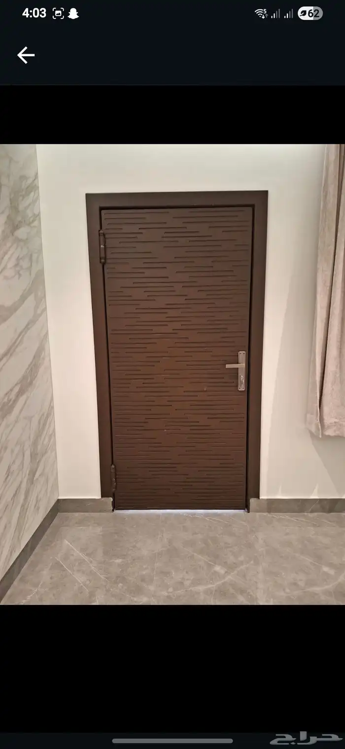 باب حديد بأب ليزر باب كلادينج باب ساده 9