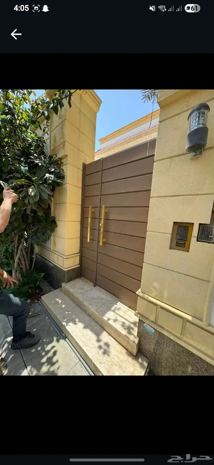 باب حديد بأب ليزر باب كلادينج باب ساده 7