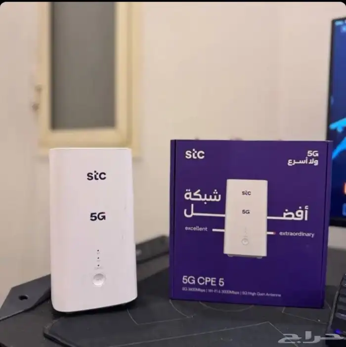 راوتر فايف جي stc للبيع 450 راوتر فايف جي زين للبيع 400 0