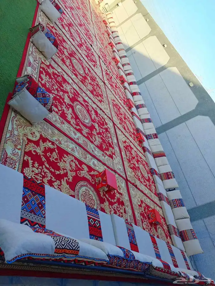 تاجير جلسات شعبيه وتاجير كراسي وطاولات وتاجير جلسات مغربيه و 0