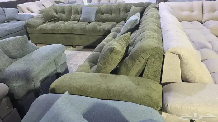 كنب جديد جاهز حرف ال و7نفر 4