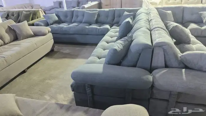 كنب جديد جاهز حرف ال و7نفر 10