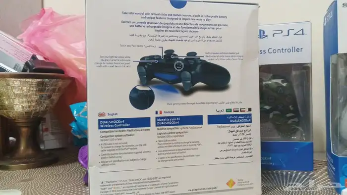 بدأت سوني 4اصلي وشاحن وسماعات 3