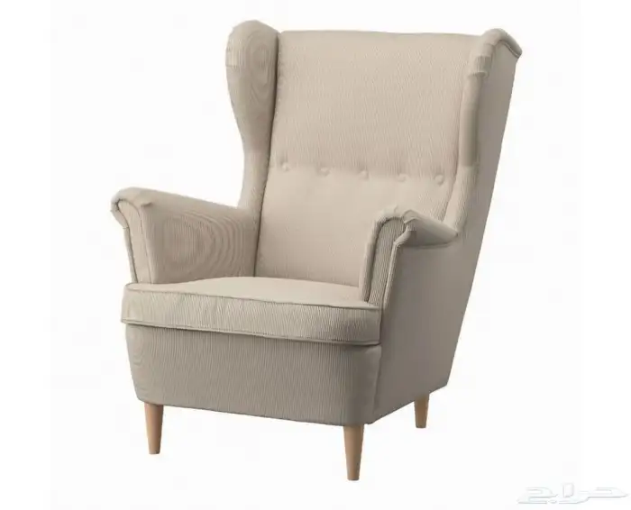 كنب فردي من ايكيا لون بيج 1