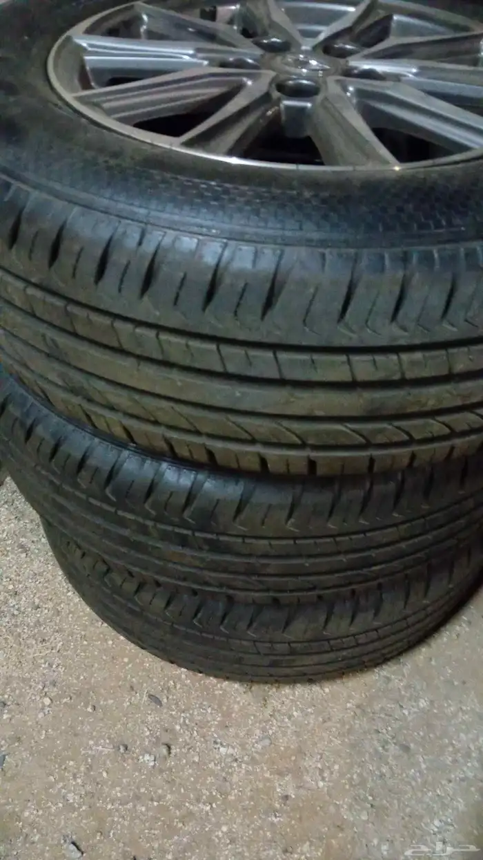 جنوط كامري مطور 2025 بكفراتها 16 65 215 8