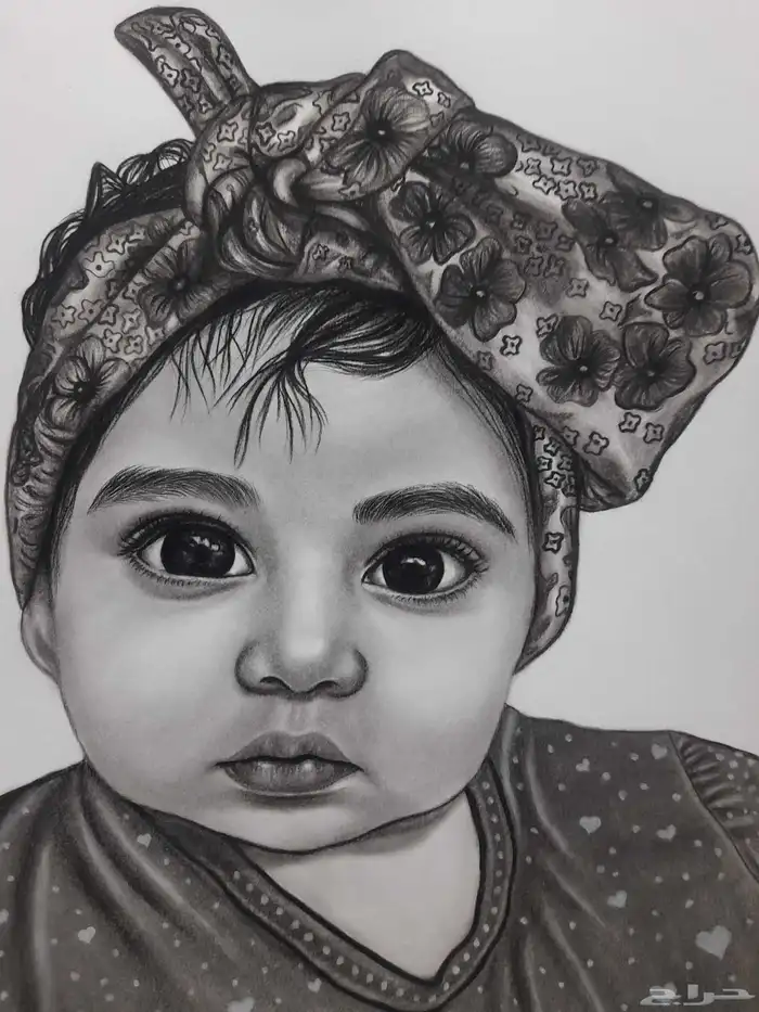 رسم بورتريه فحم 1
