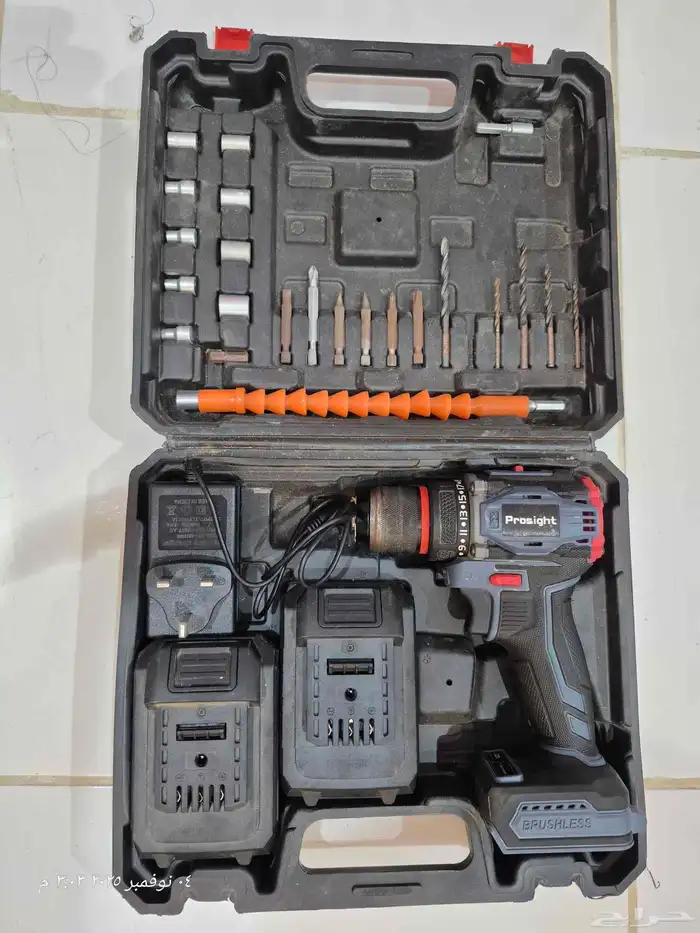 دريل امباكت كفرات وشنيور اثنين في واحد ودريل منشار صاروخ عدد 0